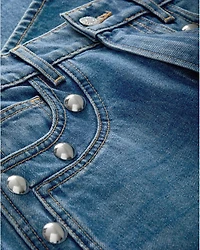 Dylan High Rise Ankle Straight Leg Jeans Stoned Serendipity