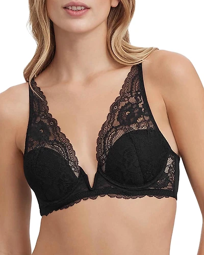 Skarlett Blue Minx Plunge Lightly Lined V Wire Bra