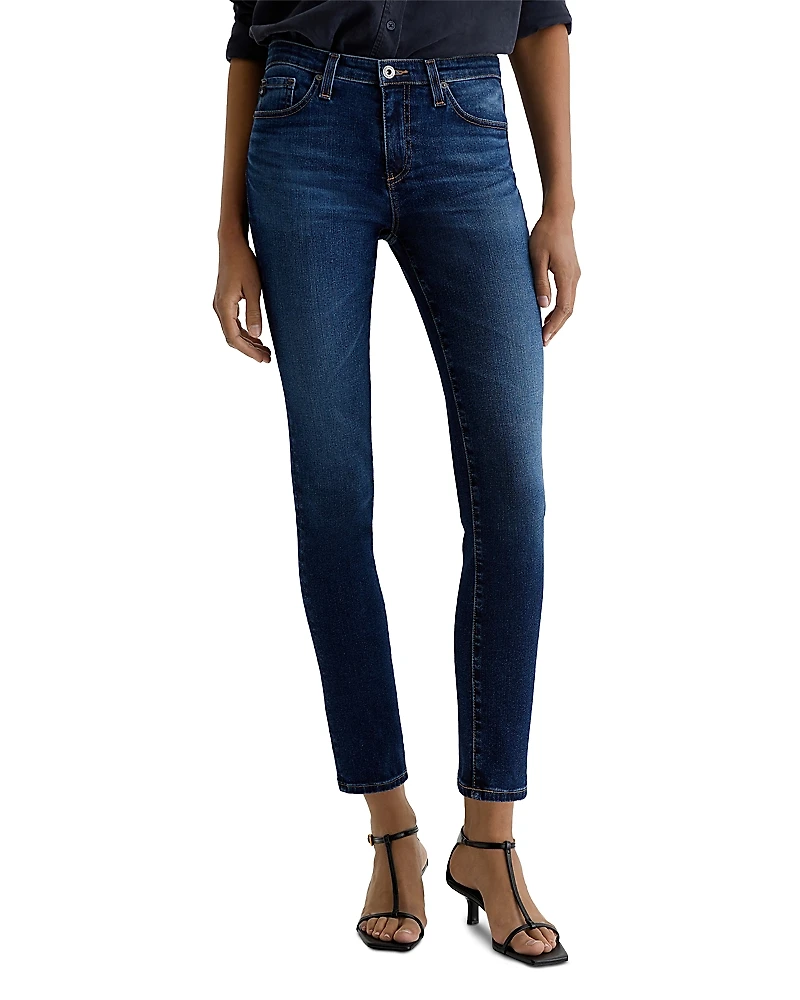 Ag Mid Rise Ankle Skinny Jeans