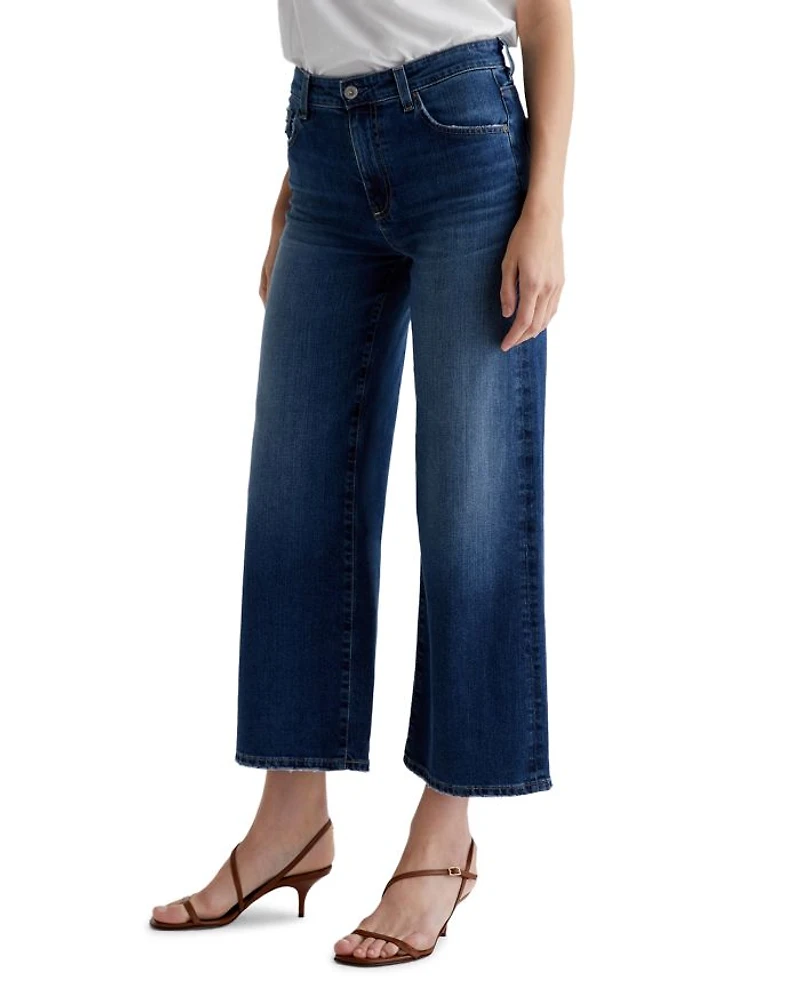 Mid Rise Cropped Wide Leg Jeans 7 Years LA Jolla