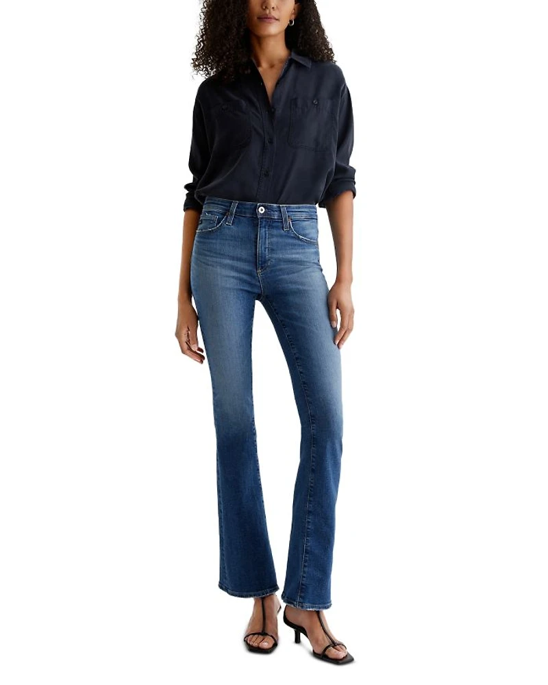 Farrah Mid Rise Bootcut Jeans Oceanside