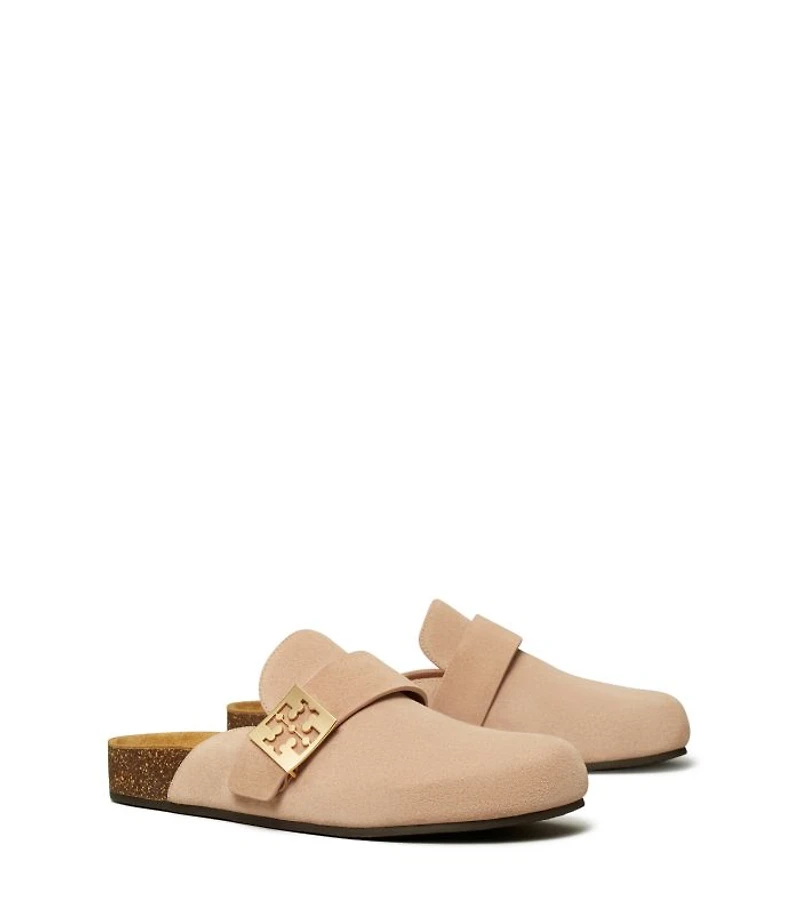 Women's Mellow Slip On Buckled Mule Clogs