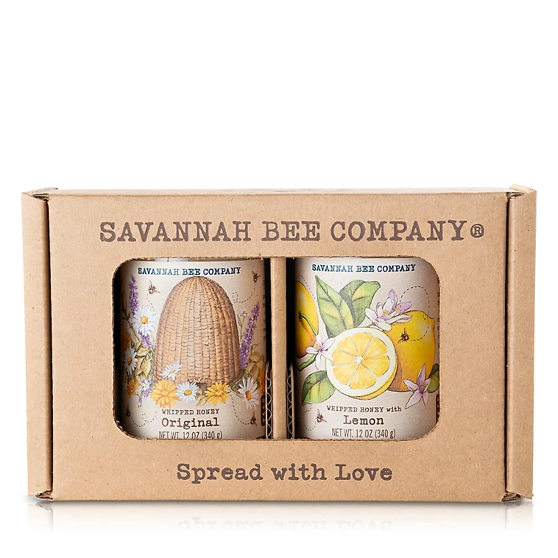 Savannah Bee Company Whipped Honey, Set of 2