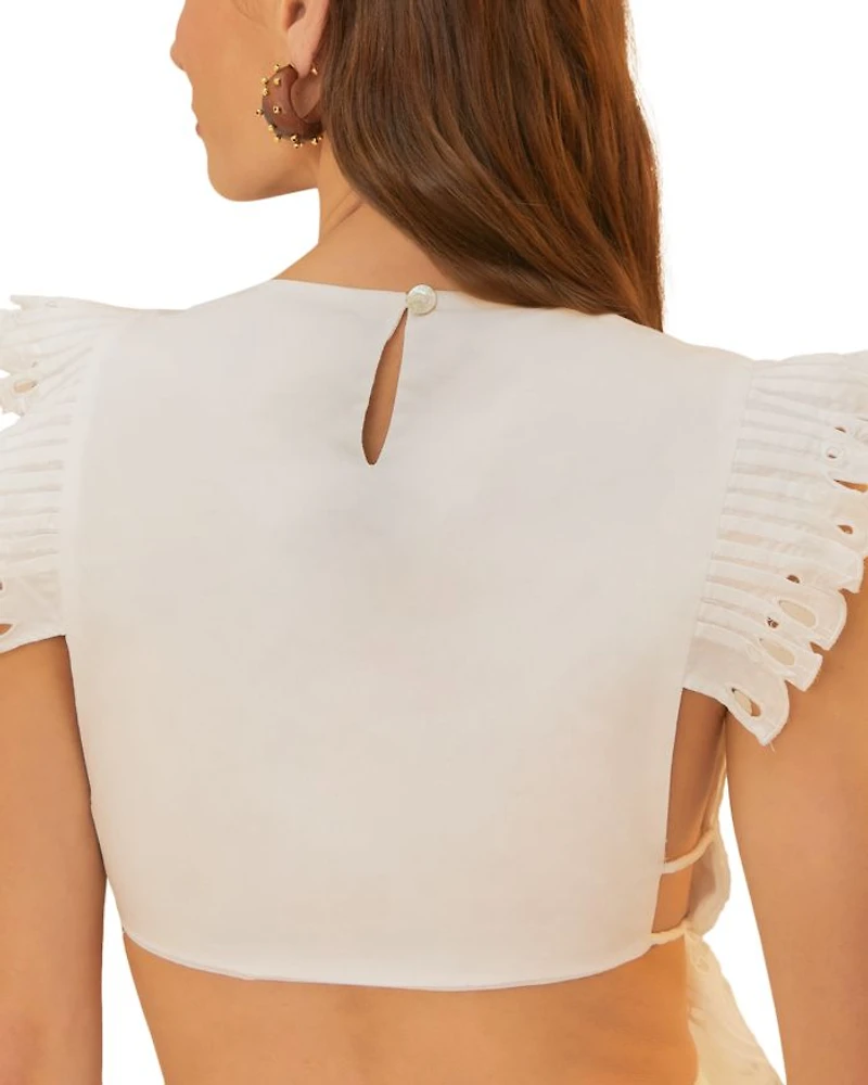 Butterfly Richelieu Blouse