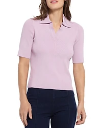 Kenzie Rib Knit Polo
