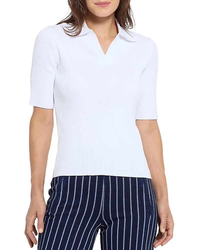 Lysse Kenzie Rib Knit Polo