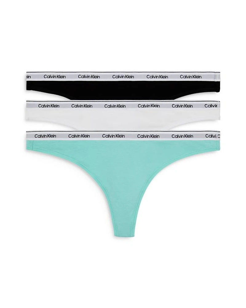 Modern Logo Thong, Set of 3