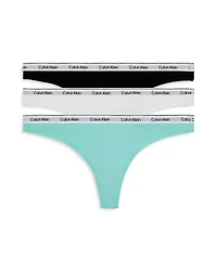 Calvin Klein Modern Logo Thong, Set of 3