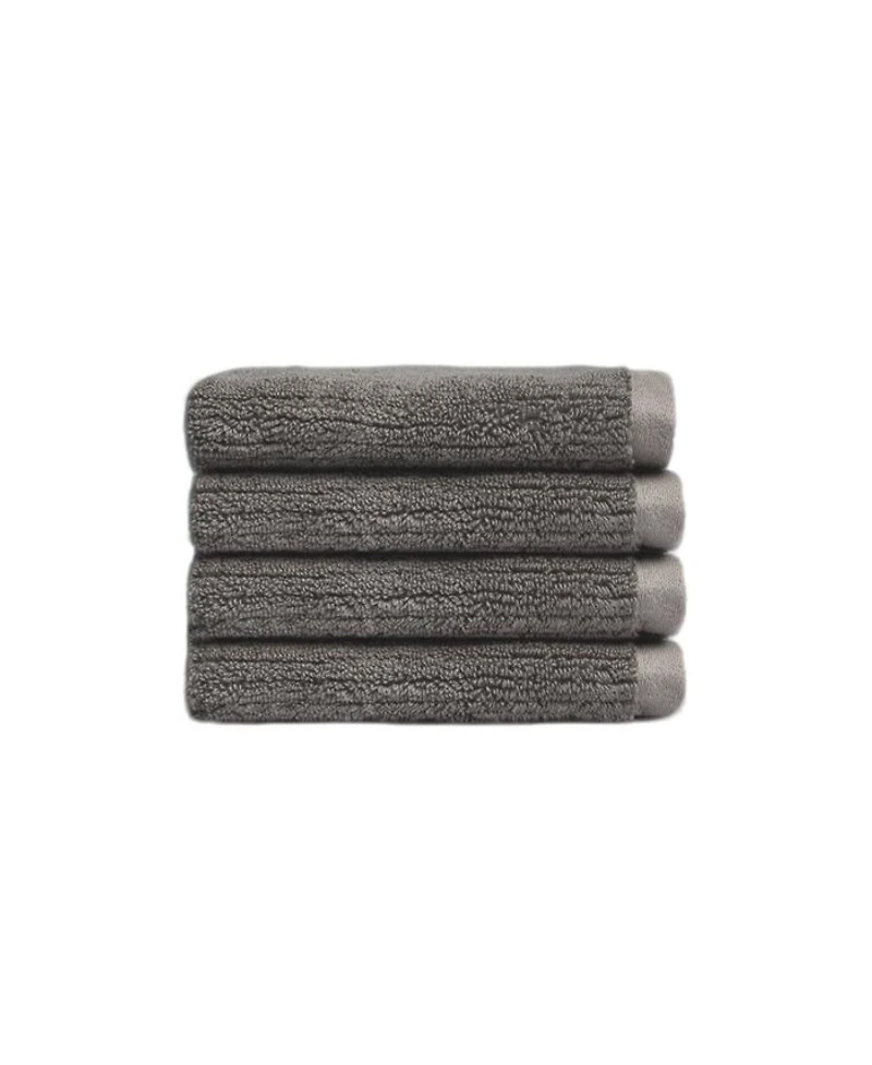 Ribbed Terry Washcloths, Set of 4