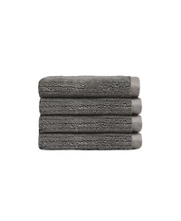 Ribbed Terry Washcloths, Set of 4