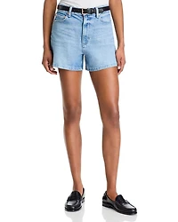 Dani High Rise Denim Shorts Aniyah Distressed