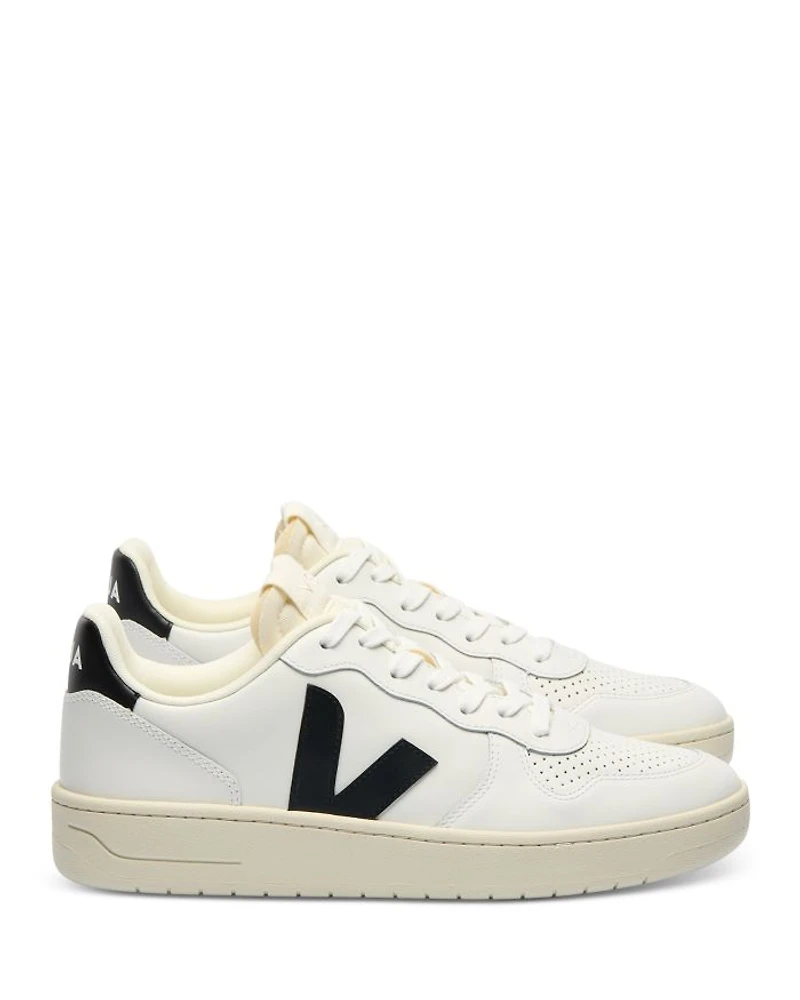 Men's V-10 Low Top Mesh and Suede Sneakers