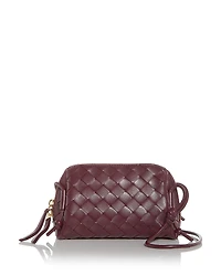 Bottega Veneta Concert Pouch Intrecciato Leather Shoulder Bag