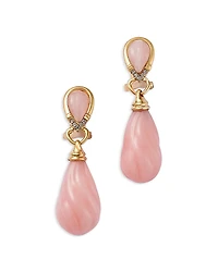 Bloomingdale's Fine Collection Pink Opal & Diamond Drop Earrings