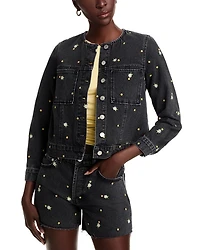 Lido Floral Denim Jacket