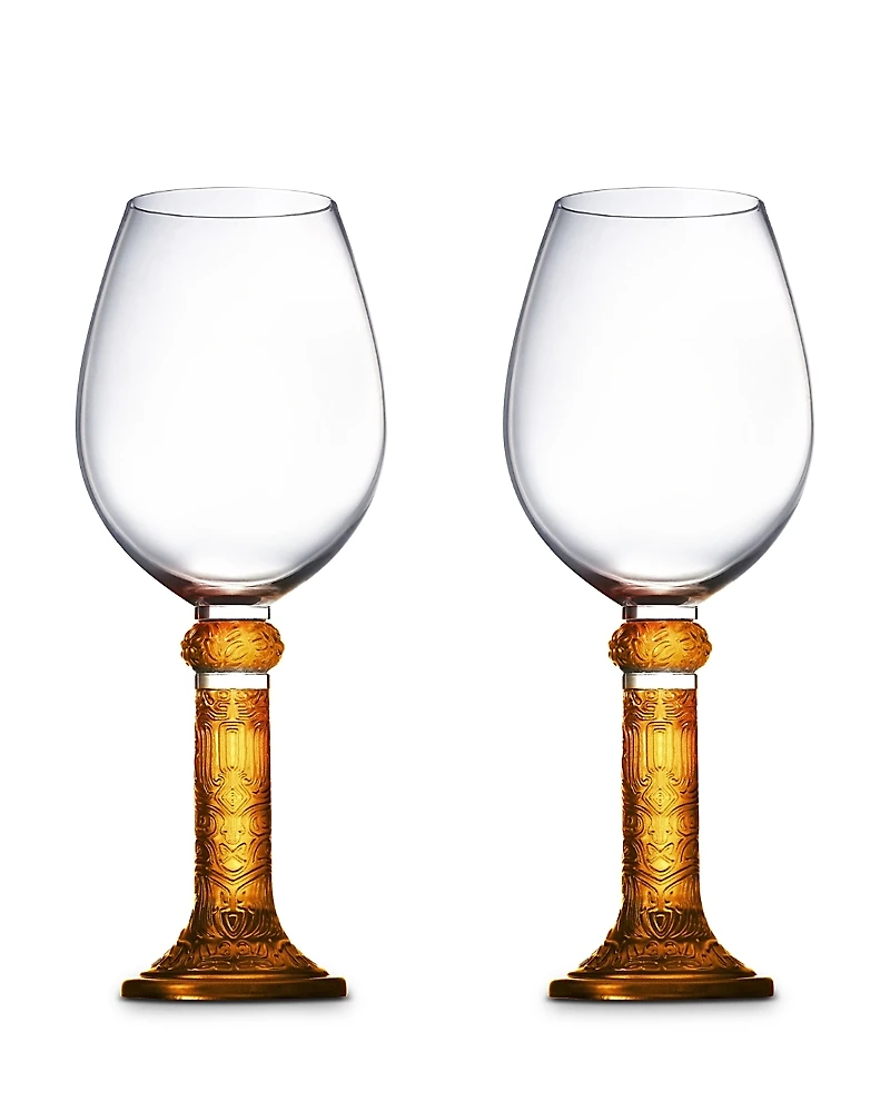 Liuli Moon Shadows Glass, Set of 2