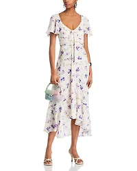 Tossed Poppies Isha Dress