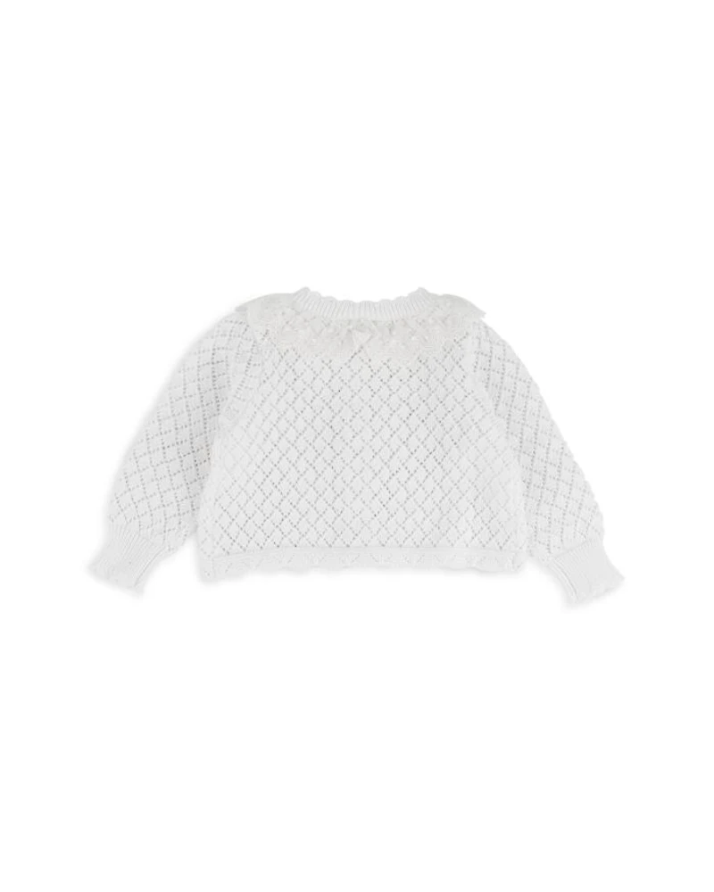 Girls' Pointelle Cardigan Sweater - Baby