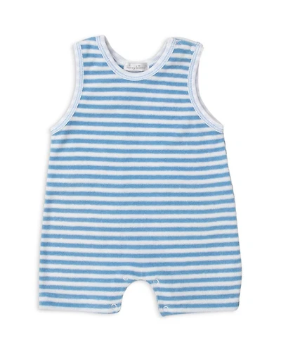 Boys' Striped Terry Sleeveless Romper - Baby