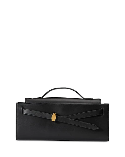 Veronica Beard Dash Leather Clutch Bag