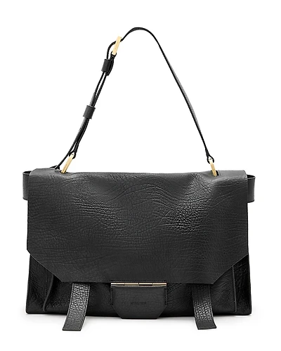 Allsaints Ursa Grain Leather Satchel