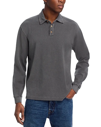 Alex Crane Caza Long Sleeve Polo Shirt