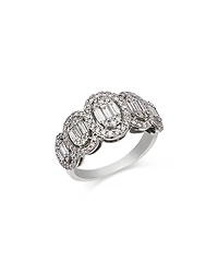 Bloomingdale's Fine Collection Diamond Oval Mosaic Band Ring