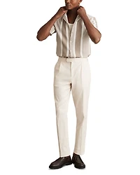 Alcazar Stripe Ribbed Cuban Shirt