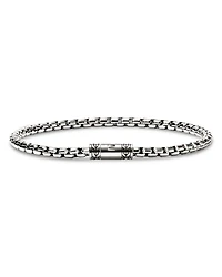 Box Chain Bracelet in Sterling Silver