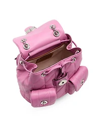 Tabby Quilted Leather Convertible Backpack