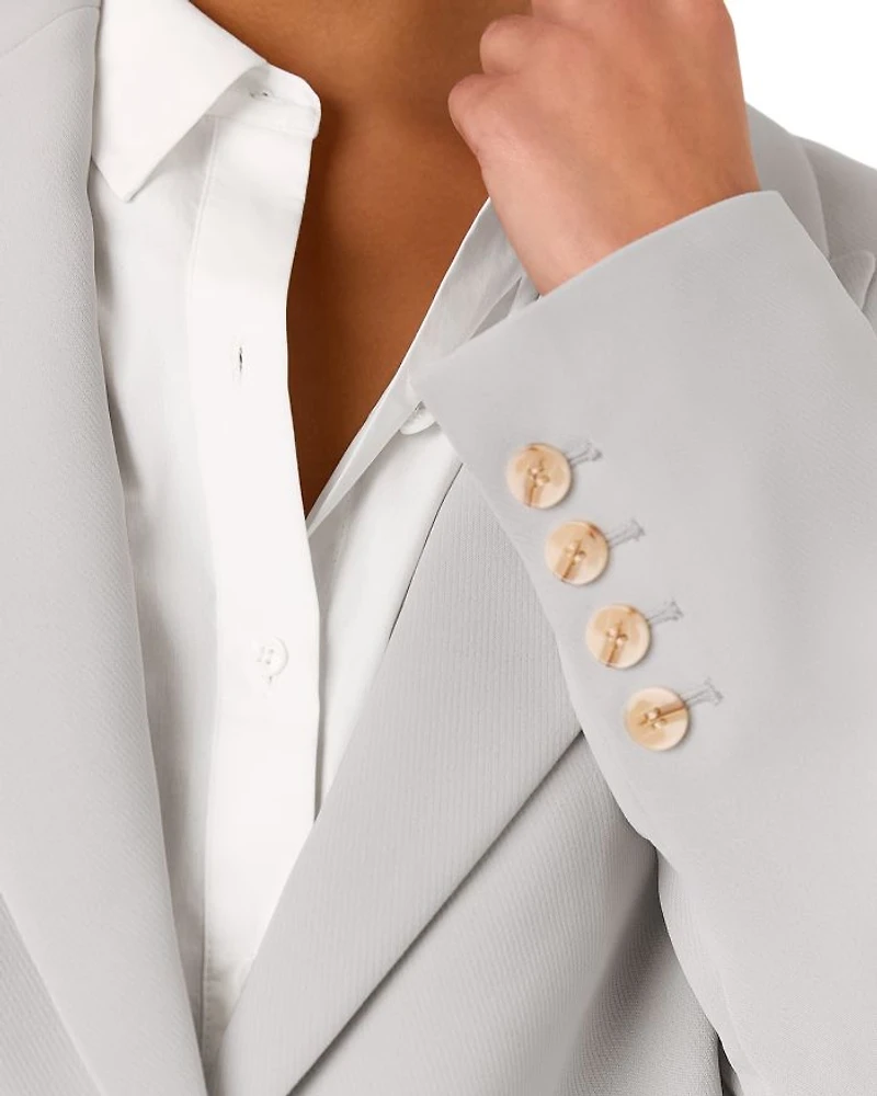 Petites Crepe Boyfriend Blazer
