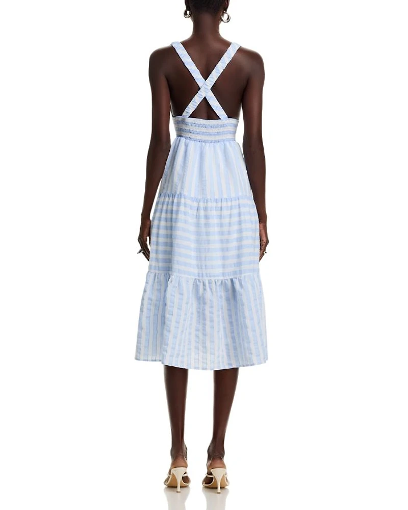 Textured Midi Dress - Exclusive