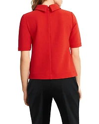 Tali Roll Neck Short Sleeve Top