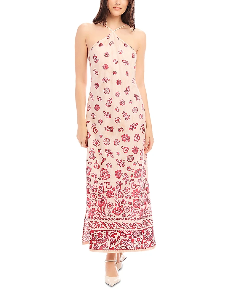 Fifteen Twenty Jaylen Border Print Dress
