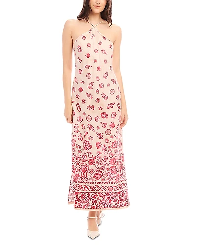 Fifteen Twenty Jaylen Border Print Dress