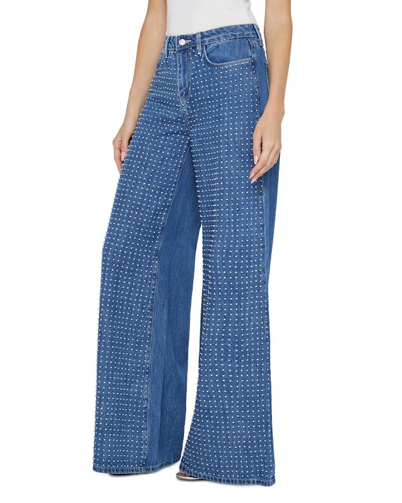 Quincy High Rise Wide Leg Jeans Glendora