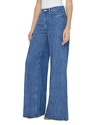 Quincy High Rise Wide Leg Jeans Glendora