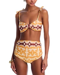 San Miguel Printed Bikini Top