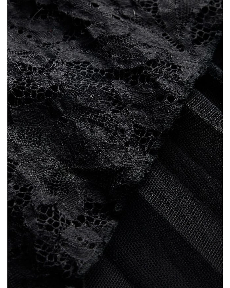 Marzita Lace Asymmetrical Hem Dress