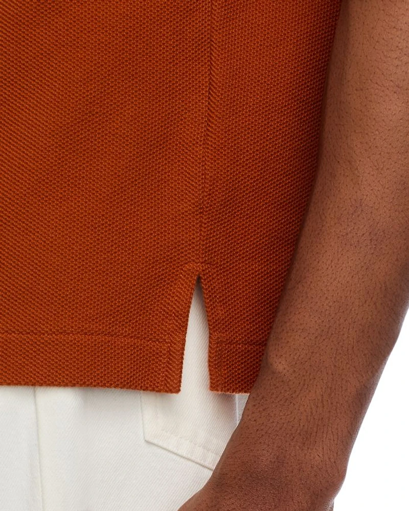Men's Jacquard Short Sleeve Camp Shirt