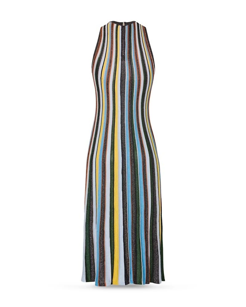 Striped Sleeveless Dress