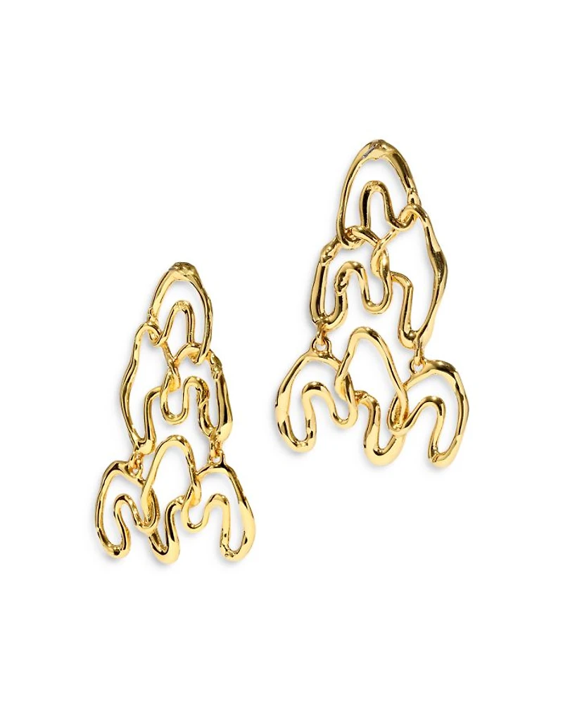 Solanales Crystal Chandelier Earrings