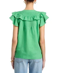 Flutter Sleeve Blouse