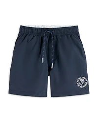 Boys' Mid Length Logo Swim Shorts - Little Kid, Big Kid