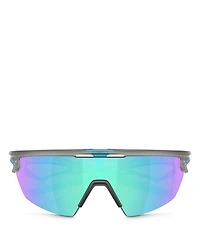 Sphaera Rectangle Shield Sunglasses, 136mm
