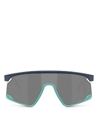 Bxtr Rectangle Shield Sunglasses, 139mm