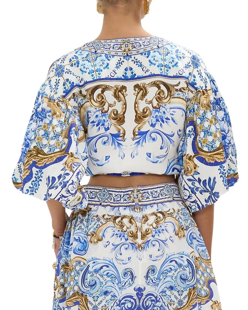 Tie Front Top
