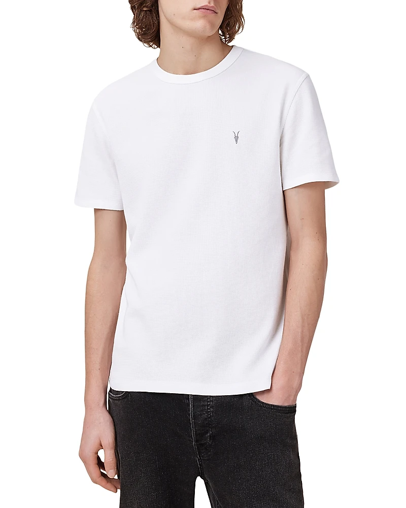 Allsaints Ellis Regular Fit Waffle Tee