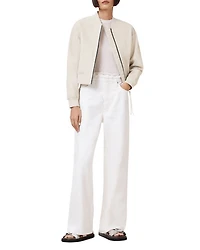 Orten Leather Bomber Jacket