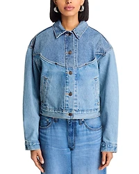 Shrunken 90s Trucker Western Denim Jacket